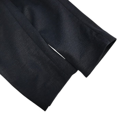 VAN ヴァンヂャケット テーラードジャケット メンズ 春夏 段返り3つボタン リネン 裏地なし ネイビー Lサイズ VSM-18-10 中古 T1