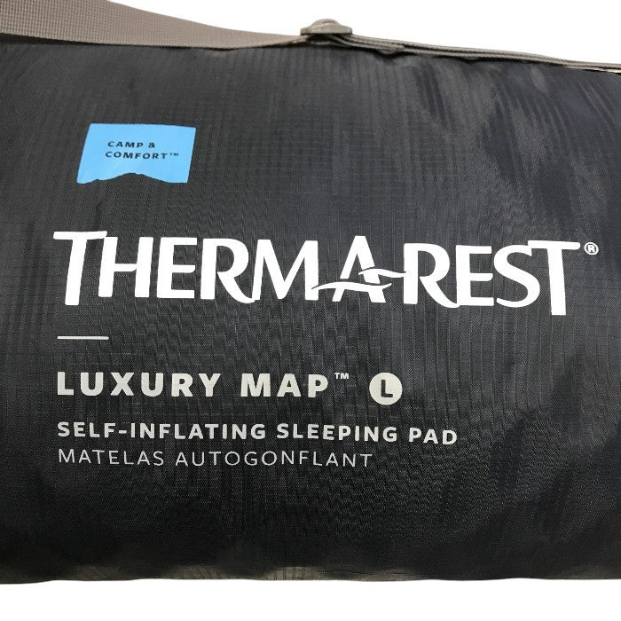 THERMAREST サーマレスト LuxuryMap L ラグジュアリーマップ マットレス 4シーズン アウトドア ポリエステル ネイビー 中古 T1