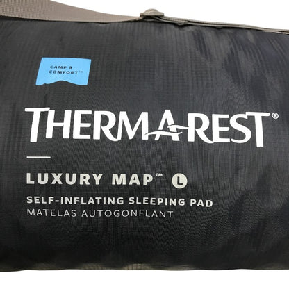 THERMAREST サーマレスト LuxuryMap L ラグジュアリーマップ マットレス 4シーズン アウトドア ポリエステル ネイビー 中古 T1