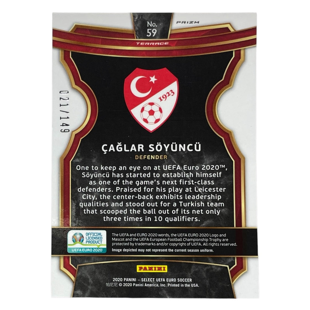 PANINI サッカーカード SELECT UEFA EURO PRIZM CAGLAR SOYUNCU TURKEY /149 #59 中古 IT2