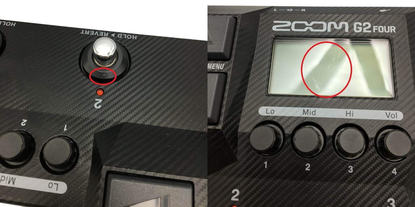 ZOOM G2 FOUR マルチエフェクター ＋ KIKUTANI KP-10 パワーサプライ  SET ズーム キクタニ IR アンシミュ モデリング オーディオI/F 中古R4