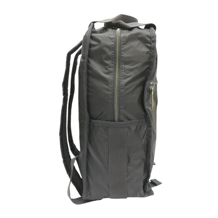 LeSportsac レスポートサック バックパック レディース 2way 手提げ ナイロン 通学 リュック A4収納可 グレー 中古 T1