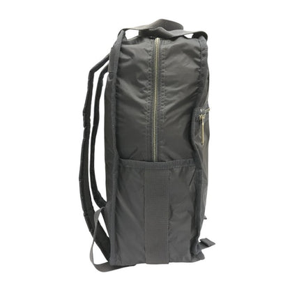 LeSportsac レスポートサック バックパック レディース 2way 手提げ ナイロン 通学 リュック A4収納可 グレー 中古 T1