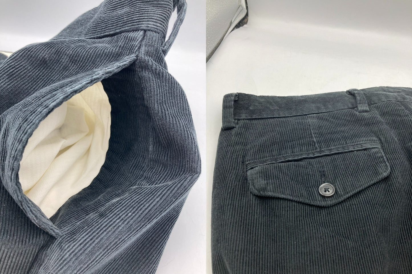 L.L.Bean エルエルビーン クラシックフィット コーデュロイパンツ サイズ32 チャコール 中古 D4