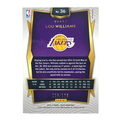 PANINI NBAカード SELECT PRIZM LOU WILLIAMS LOS ANGELES LAKERS /175 #36 中古 IT2