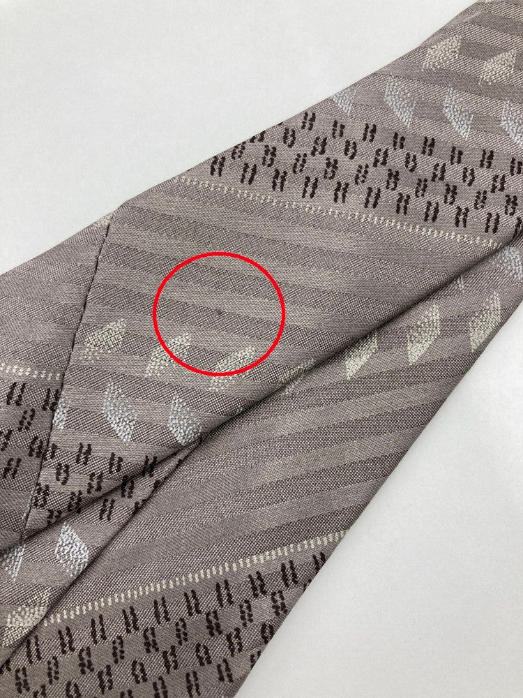 GIORGIO ARMANI ジョルジオアルマーニ レジメンタル ネクタイ シルク100％ 中古 D4