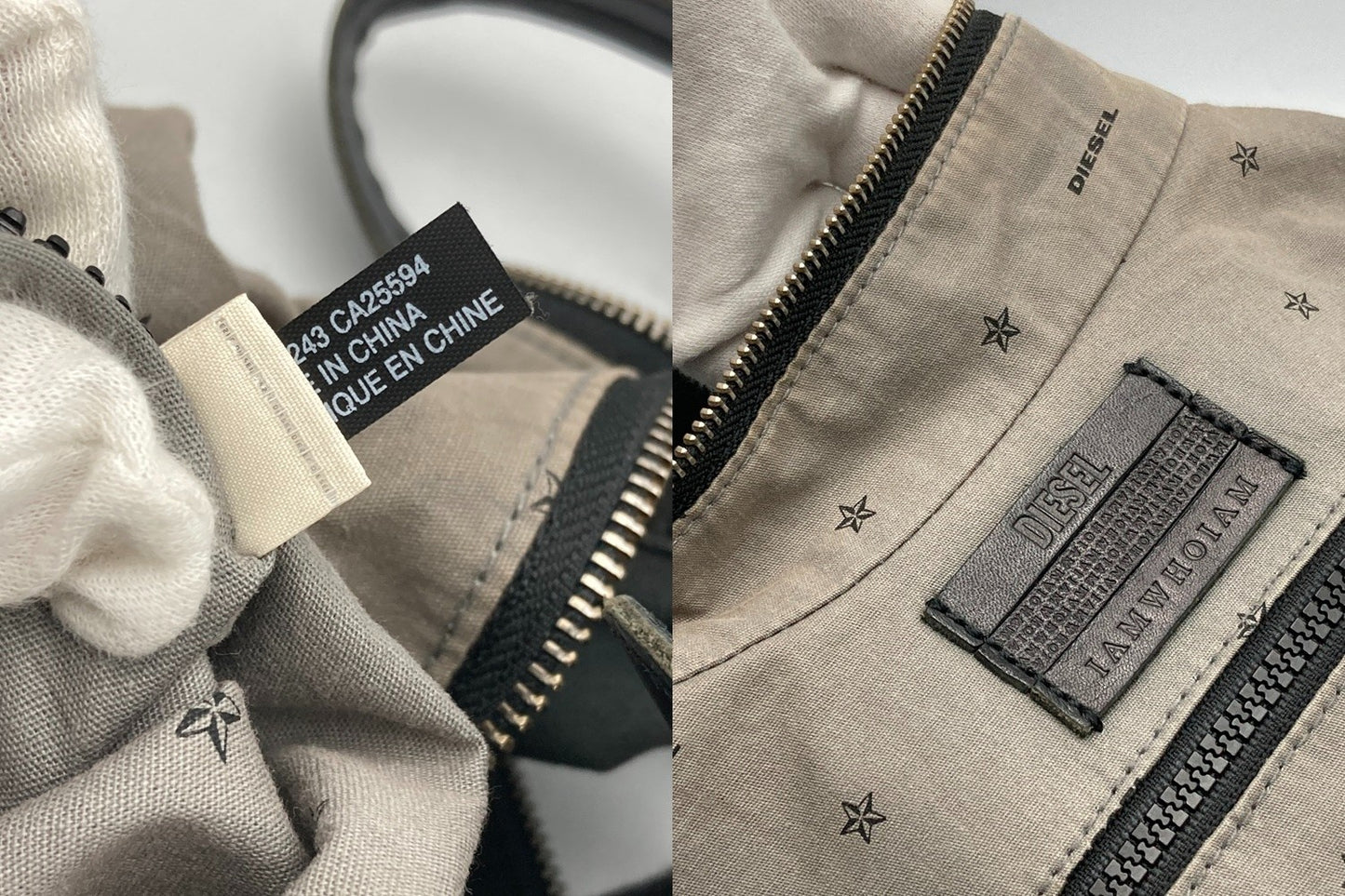 DIESEL ディーゼル スタッズ 2WAY ショルダーバッグ 中古 D4