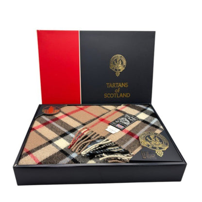 未開封品 King of scots  キングオブスコッツ ウール100％ ひざ掛け 寝具 ブランケット チェック柄 毛 かわいい 秋 冬 中古 W４