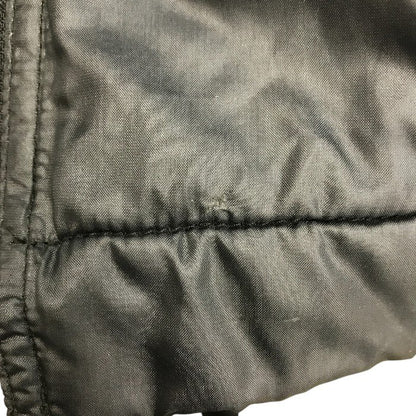 DIRK BIKKEMBERGS ダークビッケンバーグ ジャケット メンズ ナイロン 襟レザー ブラック 48サイズ 中古 T1