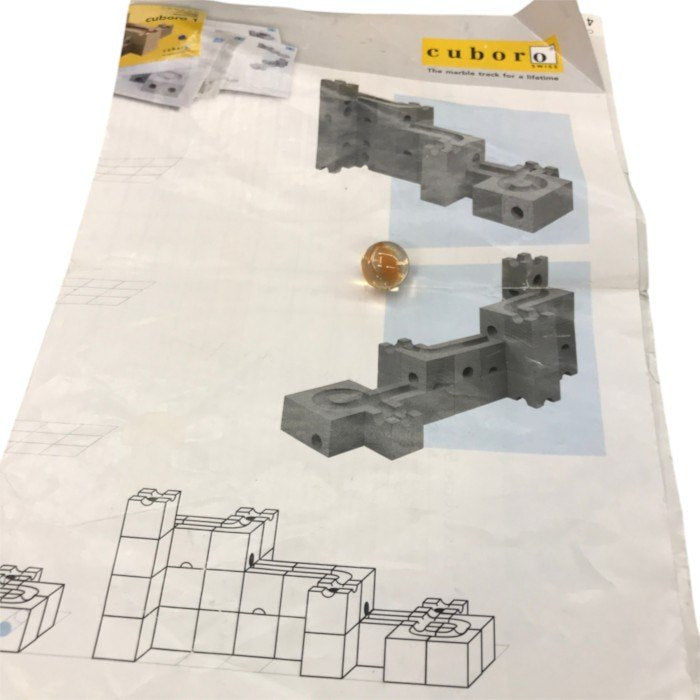 キュボロ (cuboro) キュボロ スタンダード 知育玩具 54ピース 中古 Y1