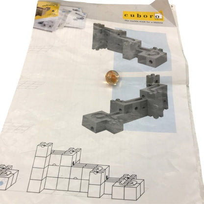 キュボロ (cuboro) キュボロ スタンダード 知育玩具 54ピース 中古 Y1