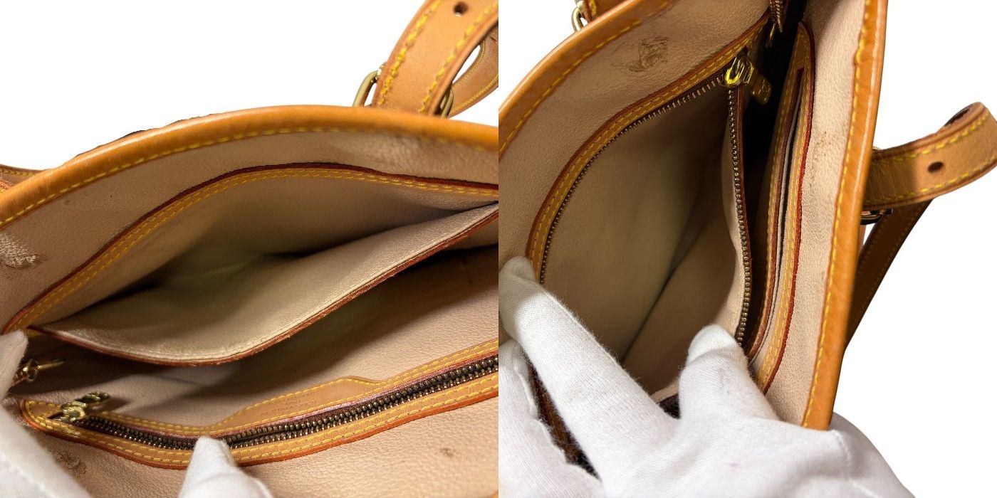 LOUIS VUITTON ルイヴィトン バケットPM モノグラム M42238 ポーチ付き ブランド レディース トートバッグ 鞄 中古 W1