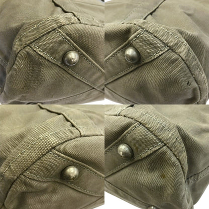 一澤帆布 トートバッグ ユニセックス 旧ロゴ キャンバス 大容量 グレー 中古 T1