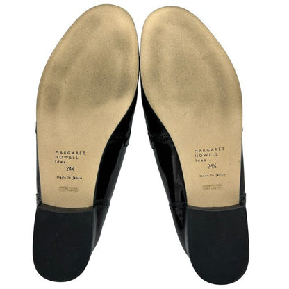 MARGARET HOWELL idea マーガレットハウエル アイデア タッセル ローファー 24 1/2 靴 シューズ レディース エナメル レザー 中古 W４