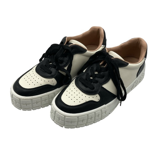 RUCO LINE ルコライン プラットフォーム スニーカー GB582 NERO-BIANCO サイズ38 中古 D4