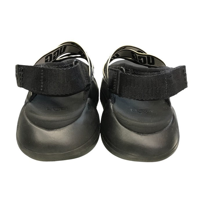 UGG LA Cloud Sandal サンダル レディース ゴムストラップ ロゴ 厚底 ブラック 23cm 1110090 中古 T1