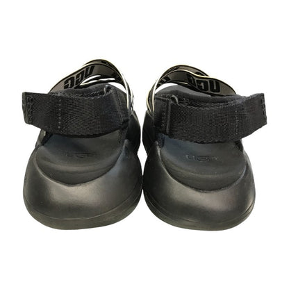 UGG LA Cloud Sandal サンダル レディース ゴムストラップ ロゴ 厚底 ブラック 23cm 1110090 中古 T1