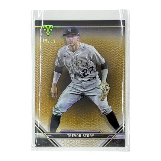 TOPPS MLBカード TRIPLE THREADS TREVOR STORY COLORADO ROCKIES 39/99 #72 中古 IT1