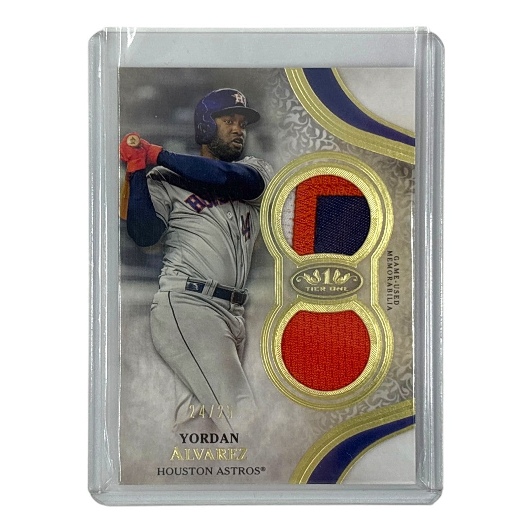 TOPPS MLBカード TIER ONE YORDAN ALVAREZ HOUSTON ASTROS /25 #T1R2-YA 中古 IT1