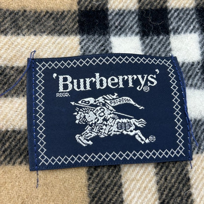 Burberrys バーバリーズ 西川産業 ひざ掛け トラディショナルチェックR 80×130cm FGC1001510 ブランド ブラウン チェック柄 大きめ 秋 冬 中古 W４