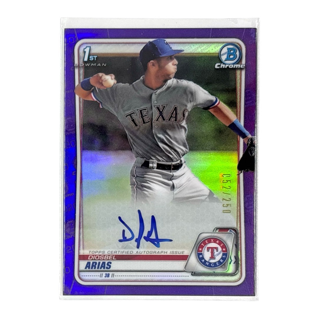 TOPPS MLBカード BOWMAN CHROME 1ST DIOSBEL ARIAS TEXAS RANGERS /250 #CPA-DA 中古 IT1