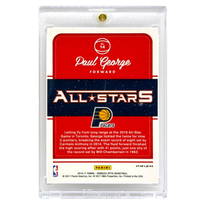 PANINI NBAカード DONRUSS OPTIC PRIZM PAUL GEORGE INDIANA PACERS #14 中古 IT1