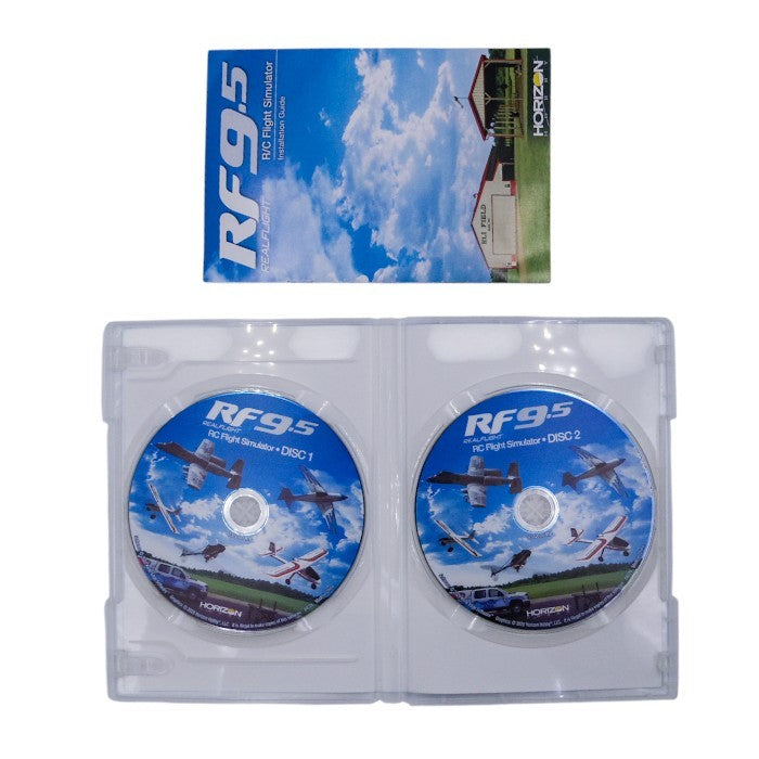 RealFlight 9.5 RF9.5 リアルフライト ラジオコントロール RC フライトシミュレータ interlink dx コントローラー付き RFL1200 中古 a1