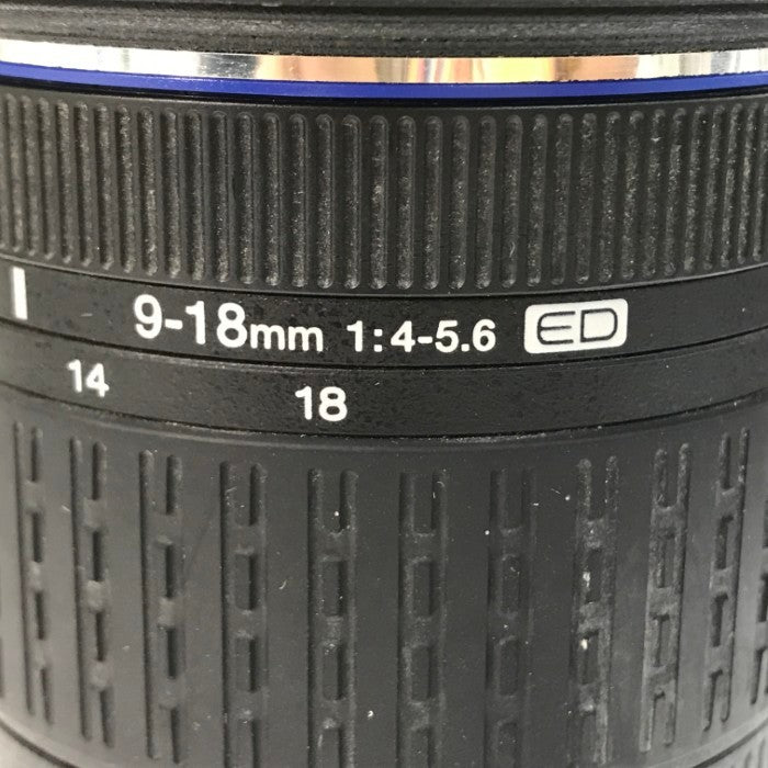 OLYMPUS ZUIKO DIGITAL ED 9-18mm F4.0-5.6 ズームレンズ 超広角 フォーサーズマウント 小型 軽量 中古 T1
