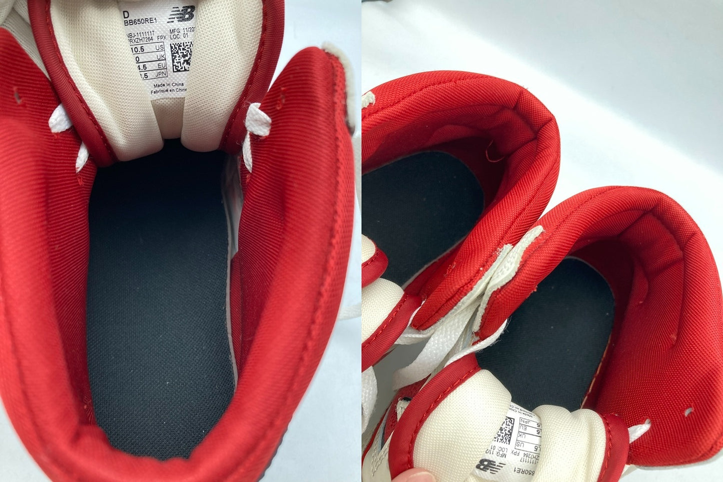New Balance ニューバランス 650R Aime Leon Dore(エメ レオン ドレ) ハイカット スニーカー BB650RE1 サイズ28.5cm メンズ 中古 D4