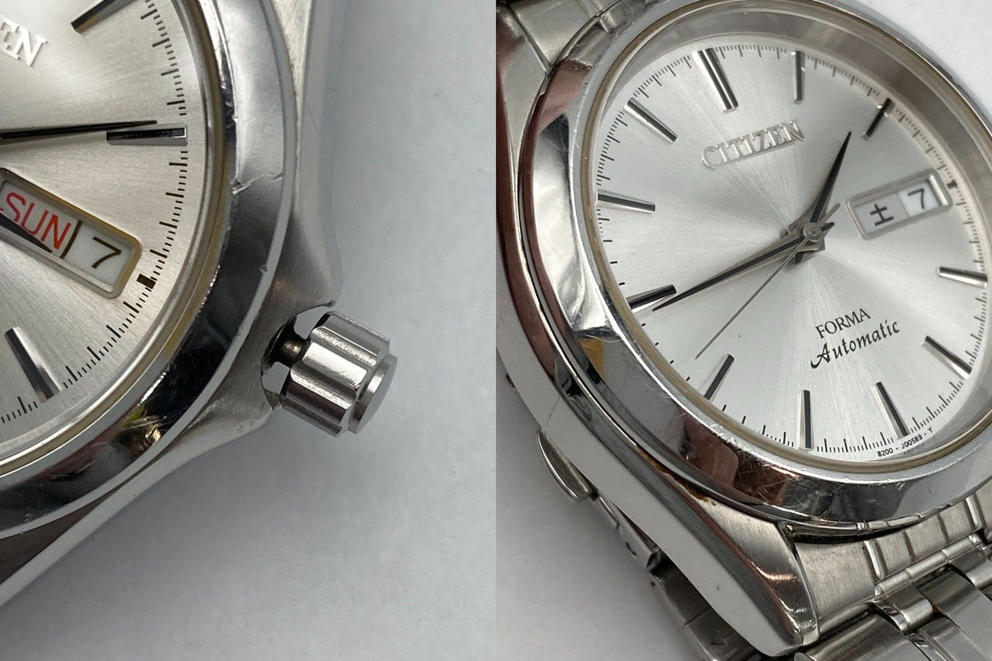 CITIZEN FORMA シチズン フォルマ オートマティック 腕時計 デイデイト FRV59-1992 中古 D4