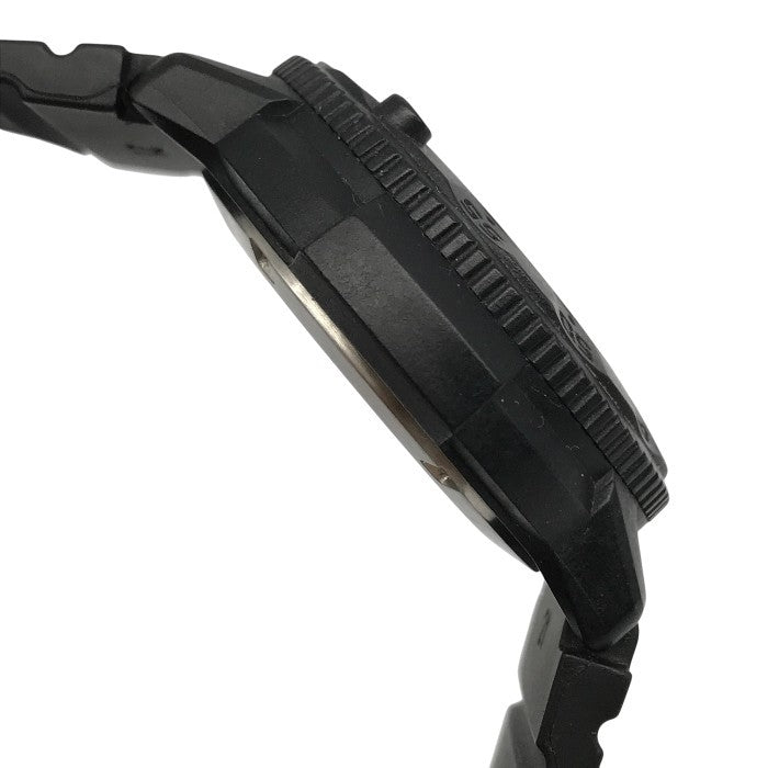 LUMINOX Original Navy Seal 3000 EVO Series 腕時計 メンズ アナログ クォーツ ラバーバンド 発光インデックス ネイビーシールズ ミリタリー ブラック 中古 T1