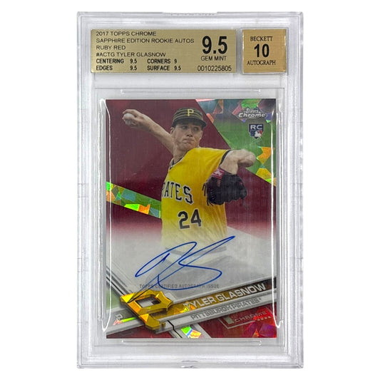 TOPPS MLBカード CHROME TYLER GLASNOW PITTSBURGH PIRATES /10 #AC-TG 中古 IT1