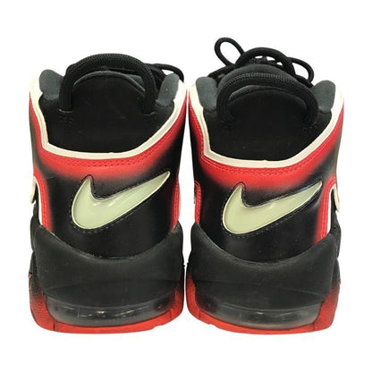 NIKE エア モア アップテンポ 96 スニーカー メンズ ミッドカット バスケット AIR MORE UPTEMPO ブラック/レッド 28.5㎝ CJ6129-001 中古 T1