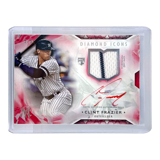 TOPPS MLBカード DIAMOND ICONS CLINT FRAZIER NEW YORK YANKEES /5 #THLAR-CF 中古 IT1