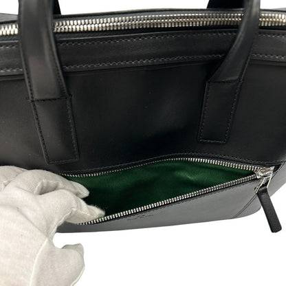 PS Paul Smith ピーエス ポールスミス ブリーフケース ブラック バッグ メンズ レザー 本革 ビジネスバッグ 中古 W1