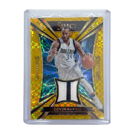 PANINI NBAカード SELECT SPARKS PRIZM DEVIN HARRIS MAVERICKS 09/10 #6 中古 IT1