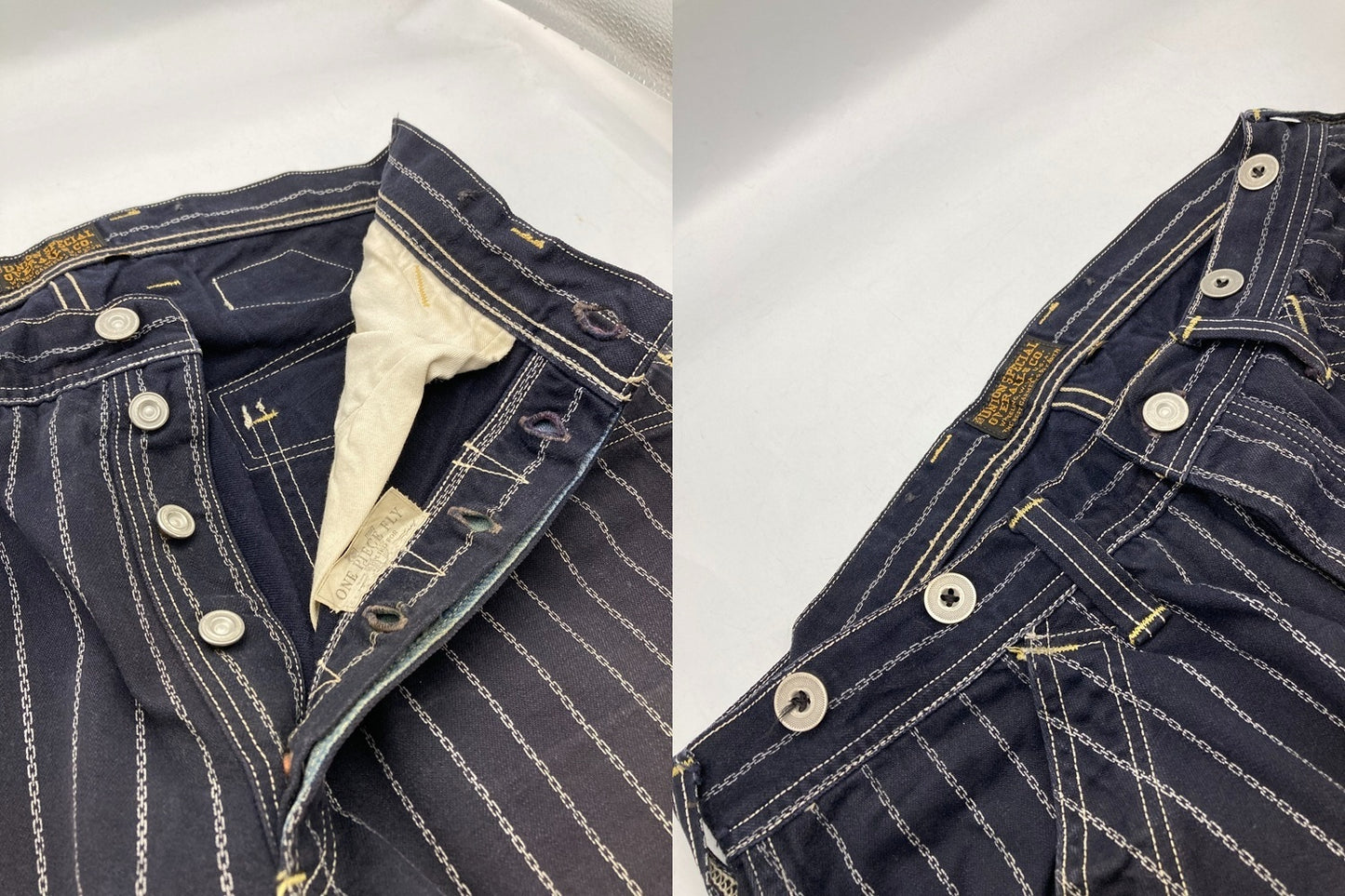 FREEWHEELERS フリーホイーラーズ UNION SPECIAL OVERALLS  GANDY DANCER OVERALLS ワークパンツ サイズ32 中古 D4