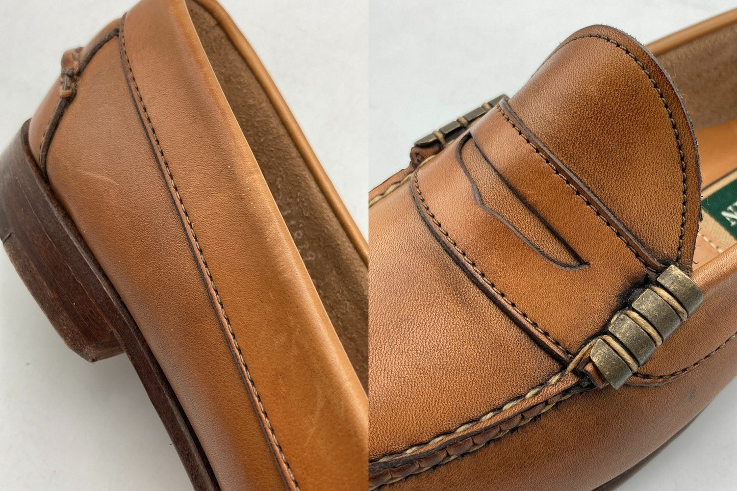 COLE HAAN コールハーン ペニーローファー F3417 USA製 サイズ8 レディース 中古 D4
