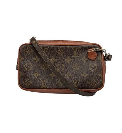 LOUIS VUITTON ルイヴィトン モノグラム 旧型 ポシェットマルリー バンドリエール M51828 中古 D4