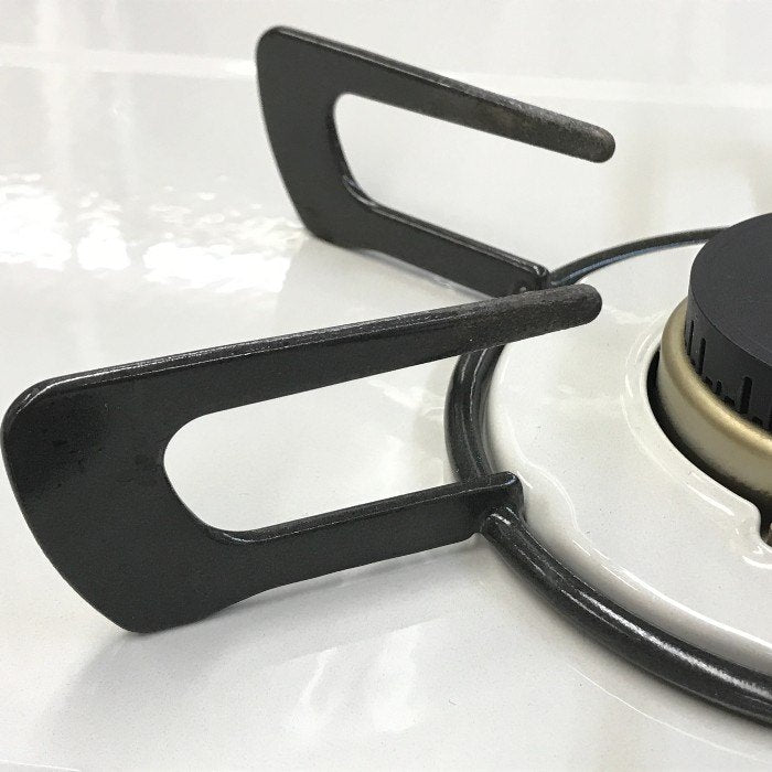 リンナイ ガステーブル クリームベージュ 都市ガス用 水無し片面焼きグリル 据え置き コンロ ガスレンジ 左強火力 RTE597BEL 中古 T1