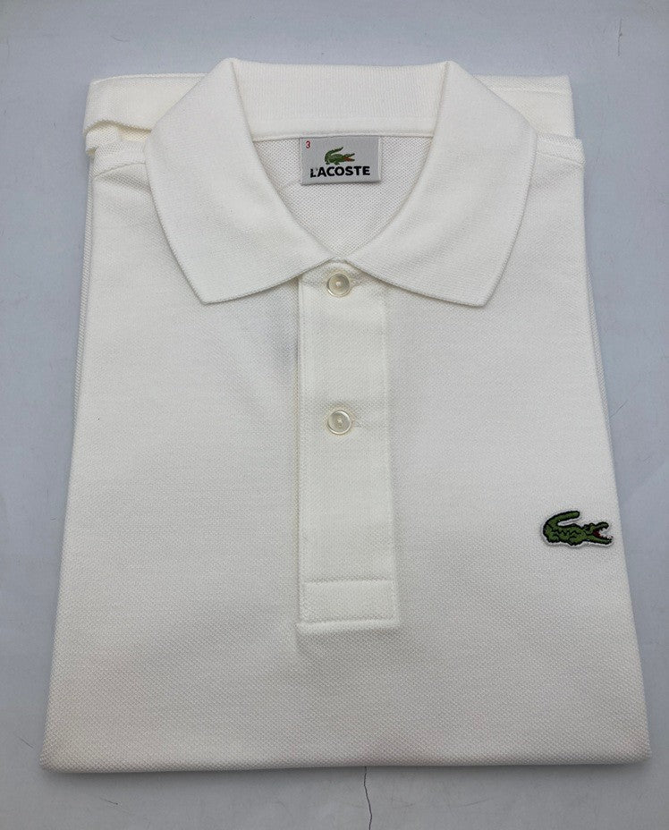 LACOSTE ラコステ 半袖 ポロシャツ L1212Y サイズ3 ホワイト 中古 D4