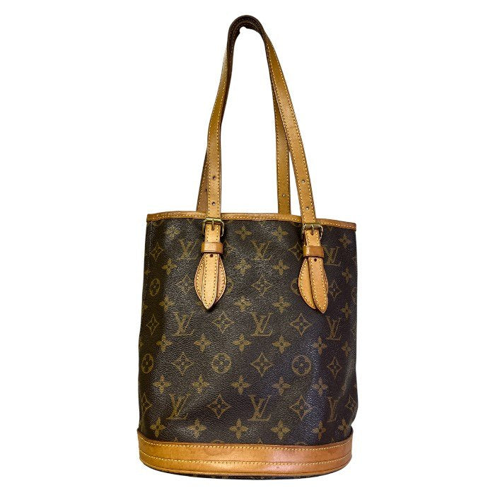 LOUIS VUITTON ルイヴィトン バケットPM モノグラム M42238 バッグ トート 鞄 ポーチ ブランド レディース おしゃれ 中古 W1
