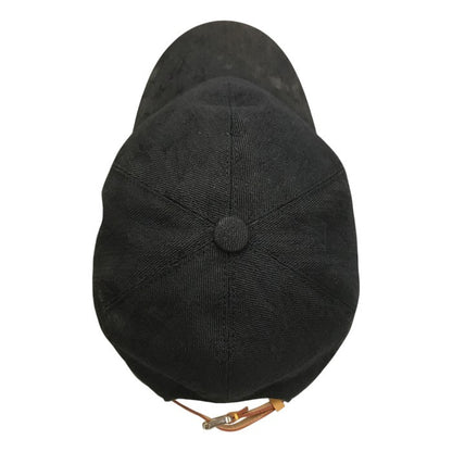 LOUIS VUITTON ルイヴィトン キャップ・モノグラム エッセンシャル 帽子 メンズ ベースボールキャップ ジャガード織 ブラック 62サイズ M76745 中古 T1