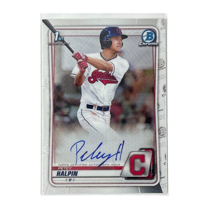 TOPPS MLBカード BOWMAN CHROME 1ST PETEY HALPIN CLEVELAND INDIANS #CDA-PH 中古 IT1