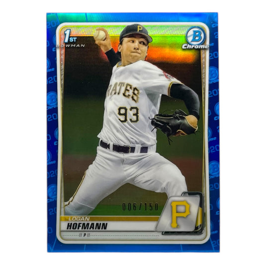 TOPPS MLBカード BOWMAN CHROME 1ST LOGAN HOFMANN PITTSBURGH PIRATES /150 #BD-160 中古 IT2