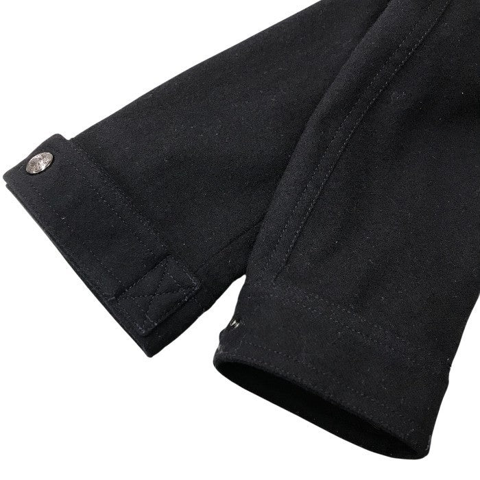 BURBERRY バーバリー ブラックレーベル ウールコート メンズ 冬 BLACK LABEL フード取り外し可 ブラック Mサイズ D1F30-628-28 中古 T1