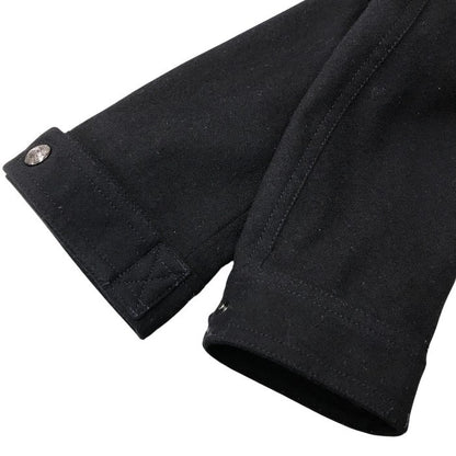 BURBERRY バーバリー ブラックレーベル ウールコート メンズ 冬 BLACK LABEL フード取り外し可 ブラック Mサイズ D1F30-628-28 中古 T1