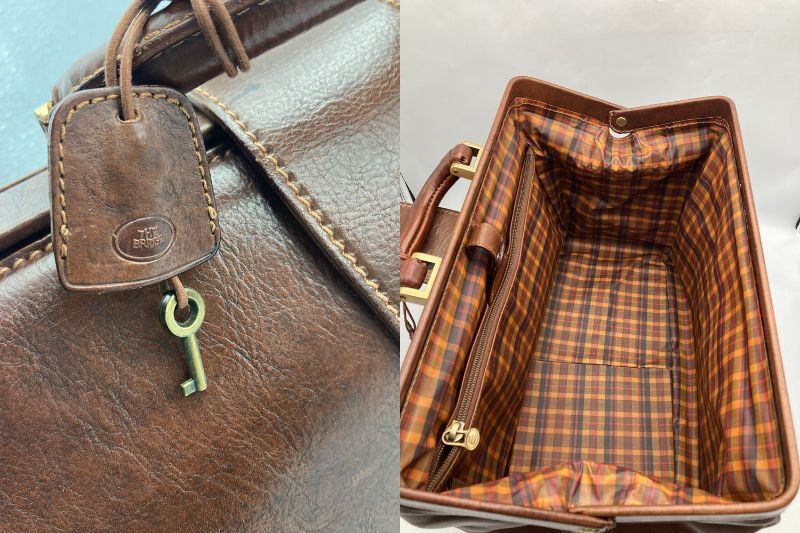 THE BRIDGE ザ ブリッジ レザー ドクターズバッグ ダレスバッグ 中古 D4