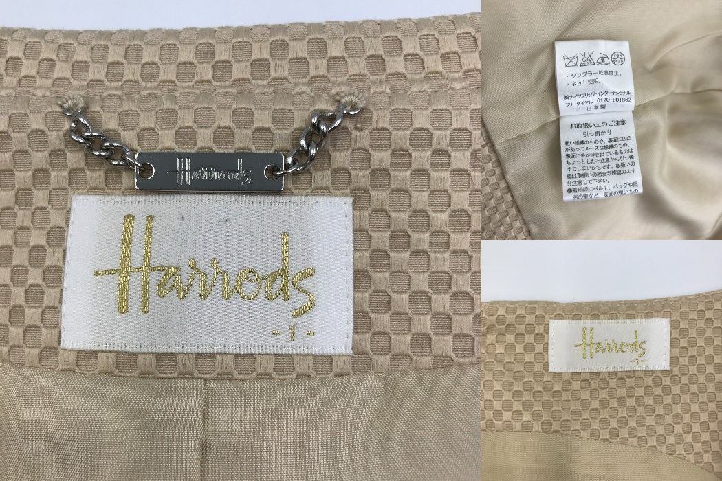 ハロッズ ワンピース＆ジャケット セットアップ セレモニー S 14500261. 14508261 Harrods レディース ノースリーブ 長袖 中古 KW1