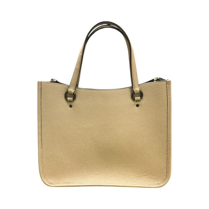 COACH コーチ タイラー キャリーオール ハンドバッグ レディース レザー 2way 斜め掛け ショルダー ベージュ C3460 中古 T1